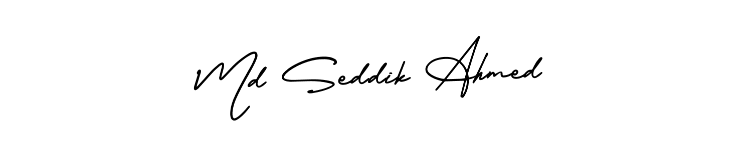 Also we have Md Seddik Ahmed name is the best signature style. Create professional handwritten signature collection using AmerikaSignatureDemo-Regular autograph style. Md Seddik Ahmed signature style 3 images and pictures png