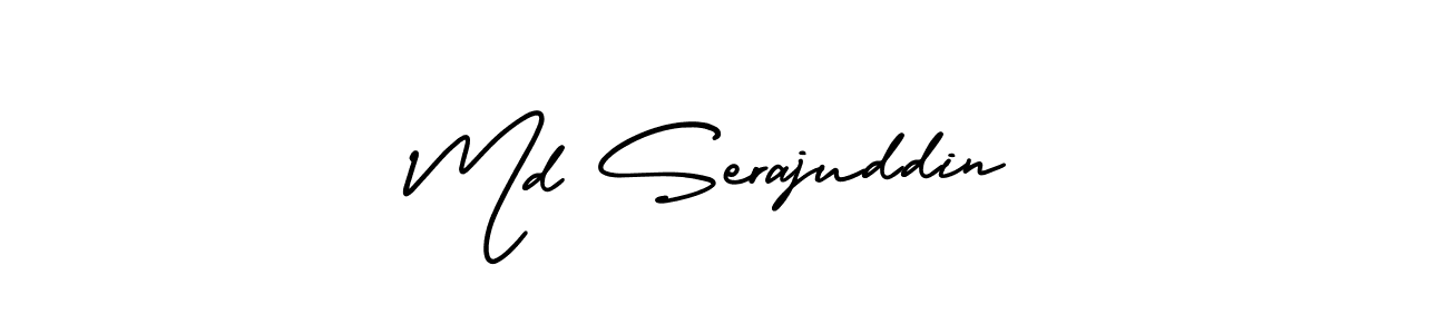 Also You can easily find your signature by using the search form. We will create Md Serajuddin name handwritten signature images for you free of cost using AmerikaSignatureDemo-Regular sign style. Md Serajuddin signature style 3 images and pictures png