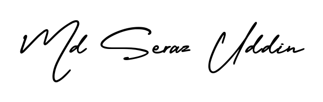 Make your name Md Seraz Uddin memorable on every contract using AmerikaSignatureDemo-Regular autograph style. Instant transparent background export available. Md Seraz Uddin signature style 3 images and pictures png