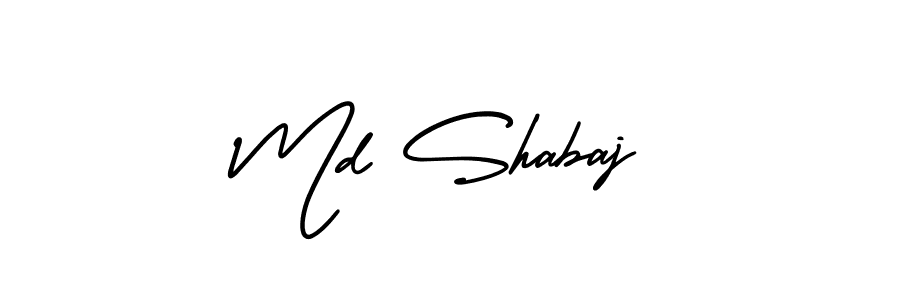 This is the best signature style for the Md Shabaj name. Also you like these signature font (AmerikaSignatureDemo-Regular). Mix name signature. Md Shabaj signature style 3 images and pictures png