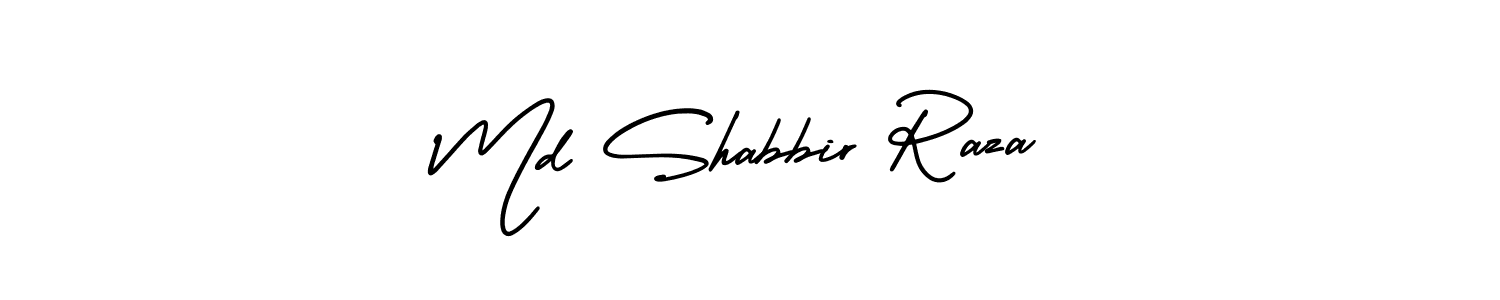 How to make Md Shabbir Raza signature? AmerikaSignatureDemo-Regular is a professional autograph style. Create handwritten signature for Md Shabbir Raza name. Md Shabbir Raza signature style 3 images and pictures png