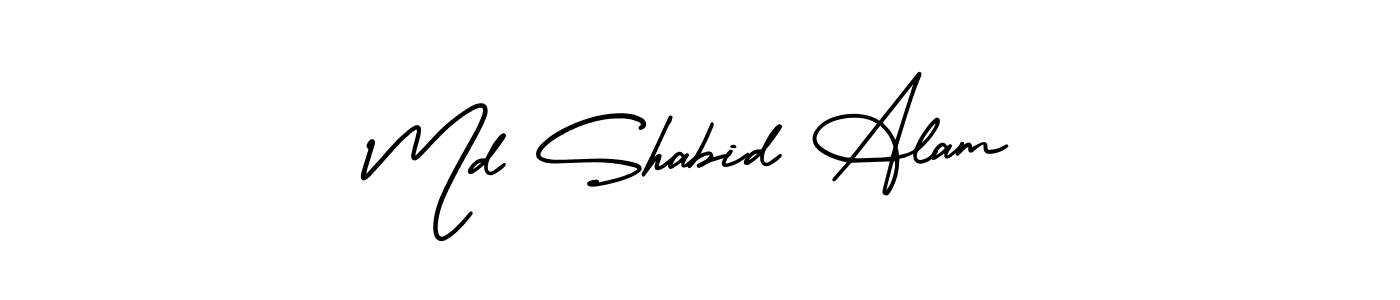 Make a short Md Shabid Alam signature style. Manage your documents anywhere anytime using AmerikaSignatureDemo-Regular. Create and add eSignatures, submit forms, share and send files easily. Md Shabid Alam signature style 3 images and pictures png