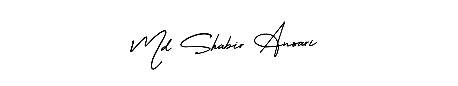 Make a beautiful signature design for name Md Shabir Ansari. Use this online signature maker to create a handwritten signature for free. Md Shabir Ansari signature style 3 images and pictures png