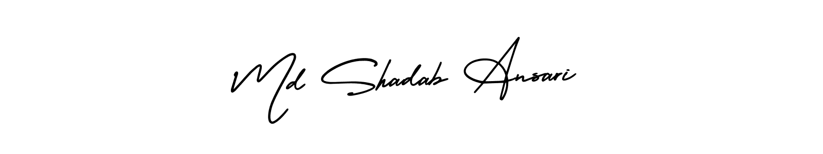 Make a beautiful signature design for name Md Shadab Ansari. Use this online signature maker to create a handwritten signature for free. Md Shadab Ansari signature style 3 images and pictures png