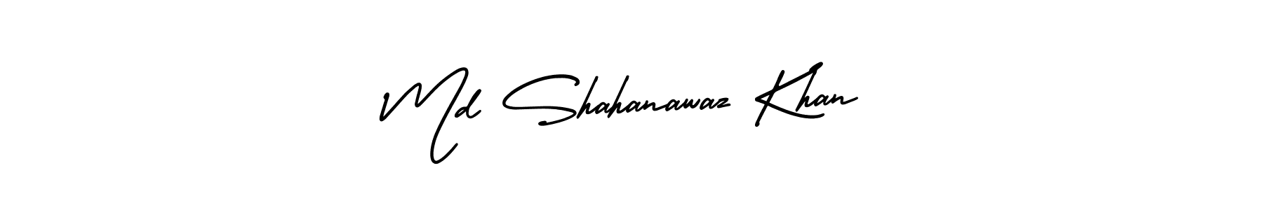 Create a beautiful signature design for name Md Shahanawaz Khan. With this signature (AmerikaSignatureDemo-Regular) fonts, you can make a handwritten signature for free. Md Shahanawaz Khan signature style 3 images and pictures png
