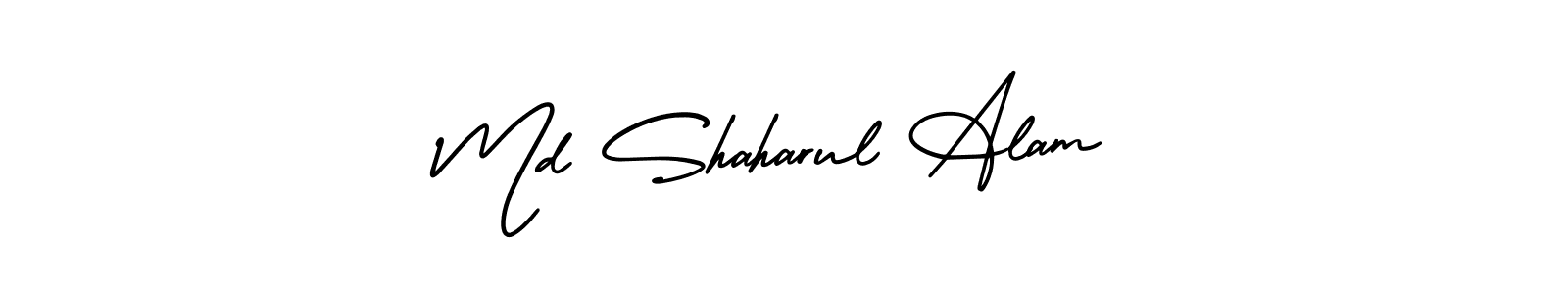 Make a beautiful signature design for name Md Shaharul Alam. With this signature (AmerikaSignatureDemo-Regular) style, you can create a handwritten signature for free. Md Shaharul Alam signature style 3 images and pictures png