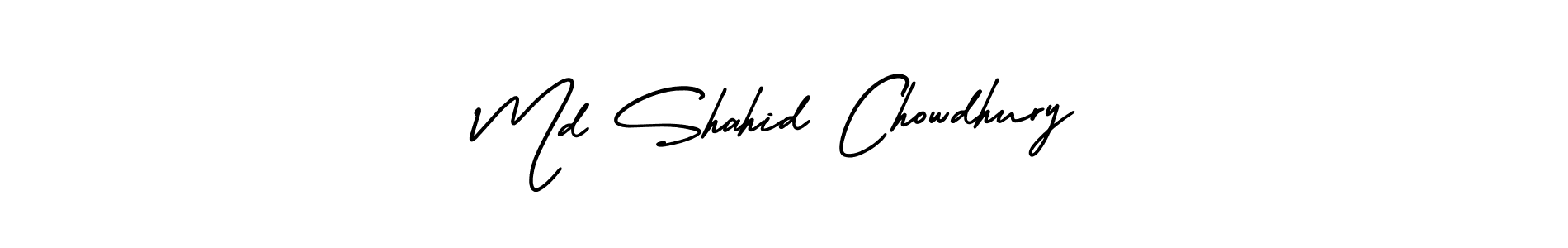 It looks lik you need a new signature style for name Md Shahid Chowdhury. Design unique handwritten (AmerikaSignatureDemo-Regular) signature with our free signature maker in just a few clicks. Md Shahid Chowdhury signature style 3 images and pictures png