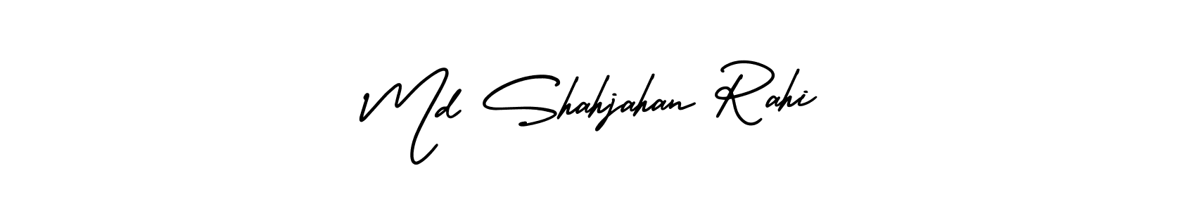 Make a short Md Shahjahan Rahi signature style. Manage your documents anywhere anytime using AmerikaSignatureDemo-Regular. Create and add eSignatures, submit forms, share and send files easily. Md Shahjahan Rahi signature style 3 images and pictures png