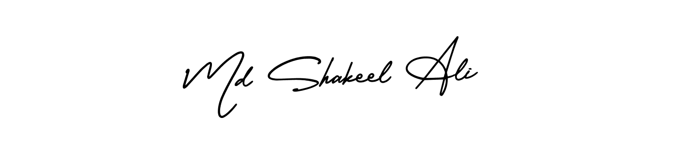 How to Draw Md Shakeel Ali signature style? AmerikaSignatureDemo-Regular is a latest design signature styles for name Md Shakeel Ali. Md Shakeel Ali signature style 3 images and pictures png