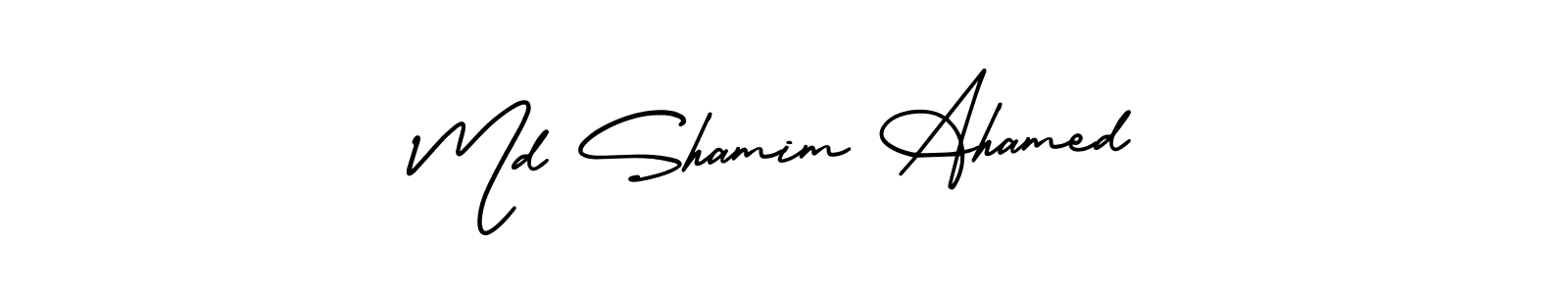 if you are searching for the best signature style for your name Md Shamim Ahamed. so please give up your signature search. here we have designed multiple signature styles  using AmerikaSignatureDemo-Regular. Md Shamim Ahamed signature style 3 images and pictures png