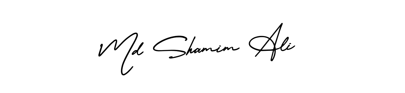 AmerikaSignatureDemo-Regular is a professional signature style that is perfect for those who want to add a touch of class to their signature. It is also a great choice for those who want to make their signature more unique. Get Md Shamim Ali name to fancy signature for free. Md Shamim Ali signature style 3 images and pictures png