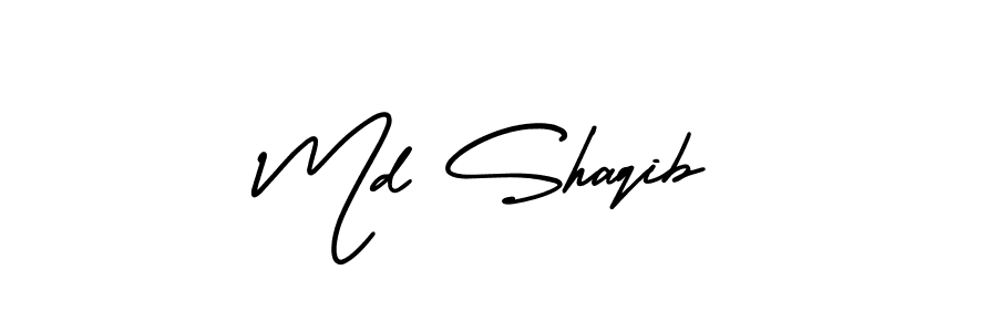 This is the best signature style for the Md Shaqib name. Also you like these signature font (AmerikaSignatureDemo-Regular). Mix name signature. Md Shaqib signature style 3 images and pictures png