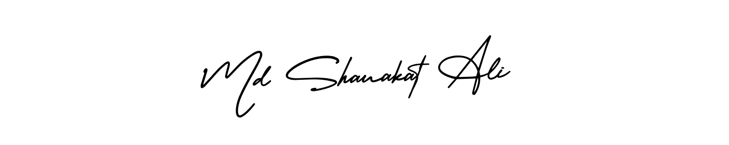 Make a beautiful signature design for name Md Shauakat Ali. Use this online signature maker to create a handwritten signature for free. Md Shauakat Ali signature style 3 images and pictures png