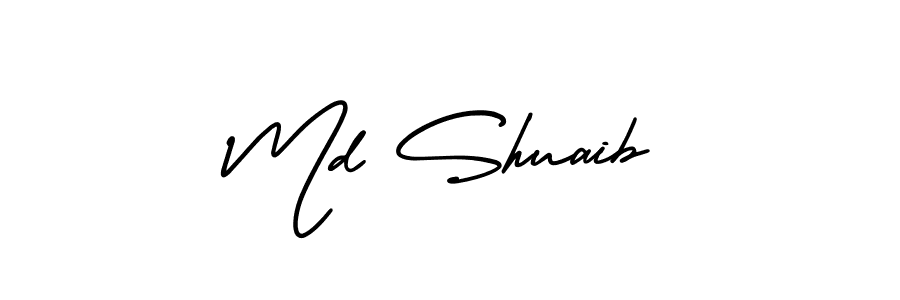 Best and Professional Signature Style for Md Shuaib. AmerikaSignatureDemo-Regular Best Signature Style Collection. Md Shuaib signature style 3 images and pictures png