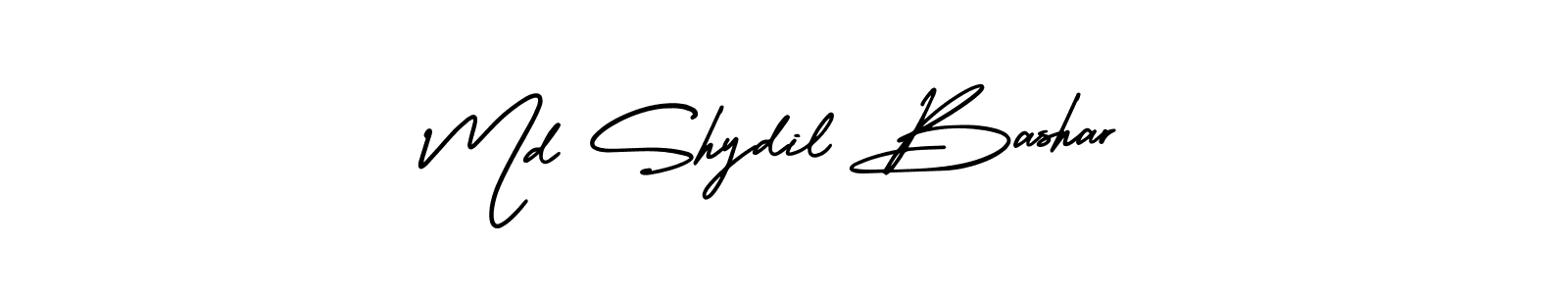 This is the best signature style for the Md Shydil Bashar name. Also you like these signature font (AmerikaSignatureDemo-Regular). Mix name signature. Md Shydil Bashar signature style 3 images and pictures png