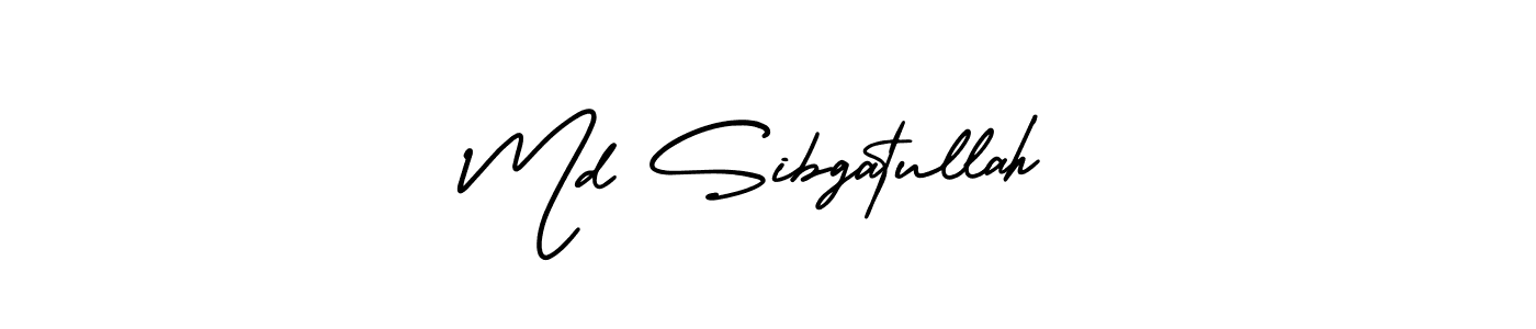 Md Sibgatullah stylish signature style. Best Handwritten Sign (AmerikaSignatureDemo-Regular) for my name. Handwritten Signature Collection Ideas for my name Md Sibgatullah. Md Sibgatullah signature style 3 images and pictures png