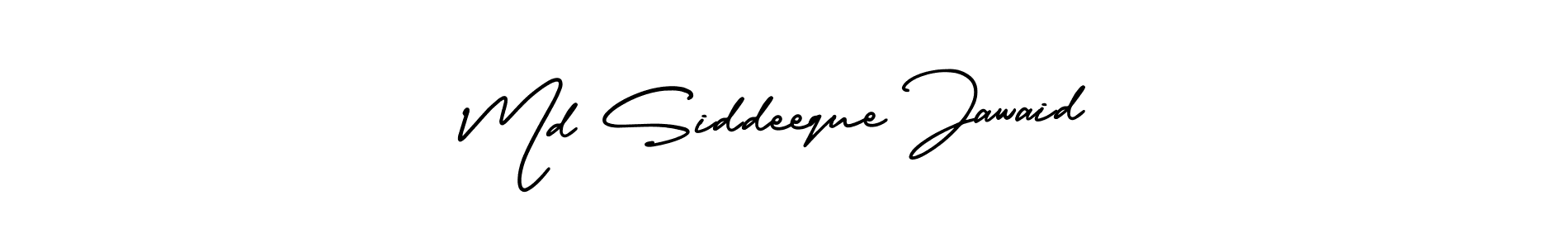 Md Siddeeque Jawaid stylish signature style. Best Handwritten Sign (AmerikaSignatureDemo-Regular) for my name. Handwritten Signature Collection Ideas for my name Md Siddeeque Jawaid. Md Siddeeque Jawaid signature style 3 images and pictures png