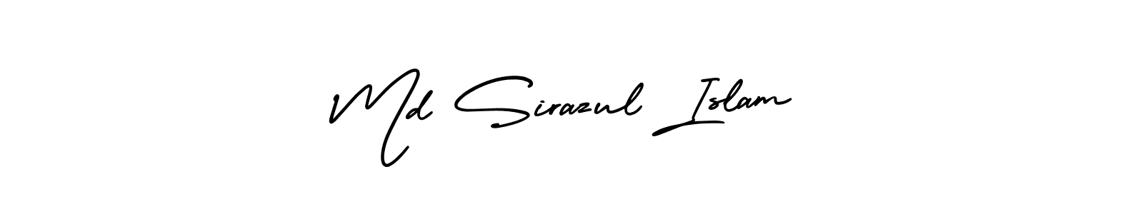 How to make Md Sirazul Islam name signature. Use AmerikaSignatureDemo-Regular style for creating short signs online. This is the latest handwritten sign. Md Sirazul Islam signature style 3 images and pictures png
