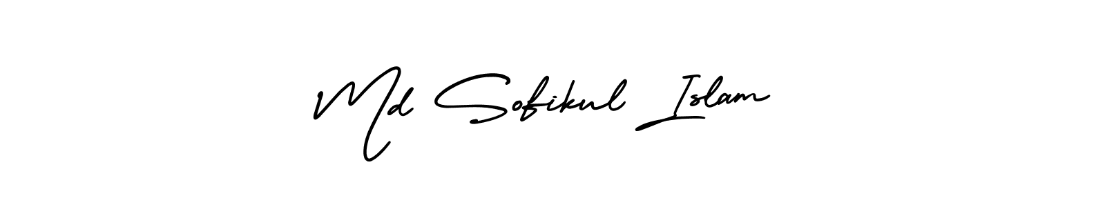 Also You can easily find your signature by using the search form. We will create Md Sofikul Islam name handwritten signature images for you free of cost using AmerikaSignatureDemo-Regular sign style. Md Sofikul Islam signature style 3 images and pictures png