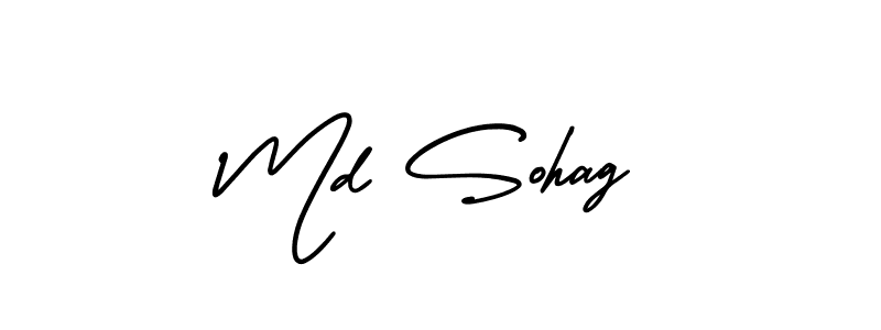 It looks lik you need a new signature style for name Md Sohag. Design unique handwritten (AmerikaSignatureDemo-Regular) signature with our free signature maker in just a few clicks. Md Sohag signature style 3 images and pictures png