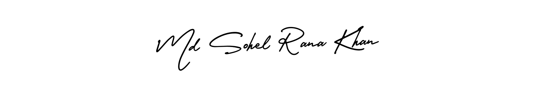 Use a signature maker to create a handwritten signature online. With this signature software, you can design (AmerikaSignatureDemo-Regular) your own signature for name Md Sohel Rana Khan. Md Sohel Rana Khan signature style 3 images and pictures png