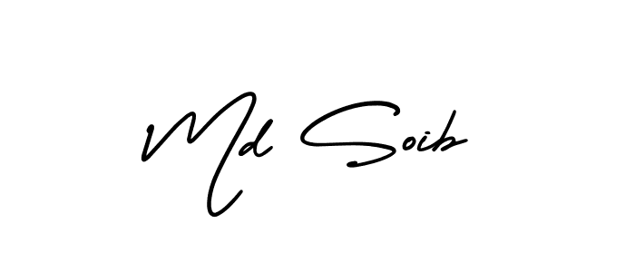Make a short Md Soib signature style. Manage your documents anywhere anytime using AmerikaSignatureDemo-Regular. Create and add eSignatures, submit forms, share and send files easily. Md Soib signature style 3 images and pictures png