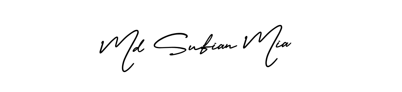 How to Draw Md Sufian Mia signature style? AmerikaSignatureDemo-Regular is a latest design signature styles for name Md Sufian Mia. Md Sufian Mia signature style 3 images and pictures png