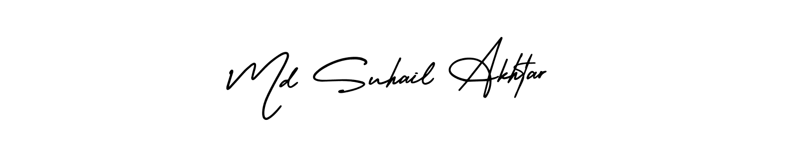 Make a beautiful signature design for name Md Suhail Akhtar. Use this online signature maker to create a handwritten signature for free. Md Suhail Akhtar signature style 3 images and pictures png