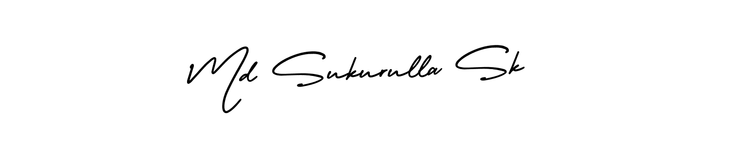 You should practise on your own different ways (AmerikaSignatureDemo-Regular) to write your name (Md Sukurulla Sk) in signature. don't let someone else do it for you. Md Sukurulla Sk signature style 3 images and pictures png