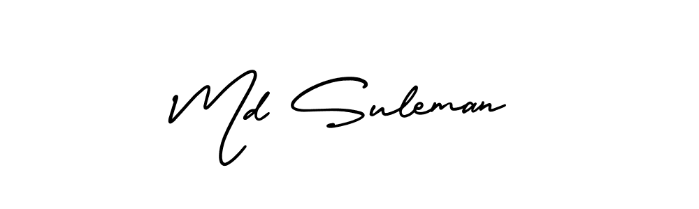 Similarly AmerikaSignatureDemo-Regular is the best handwritten signature design. Signature creator online .You can use it as an online autograph creator for name Md Suleman. Md Suleman signature style 3 images and pictures png
