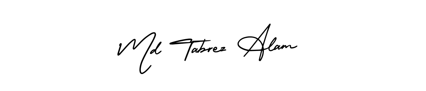 How to make Md Tabrez Alam signature? AmerikaSignatureDemo-Regular is a professional autograph style. Create handwritten signature for Md Tabrez Alam name. Md Tabrez Alam signature style 3 images and pictures png