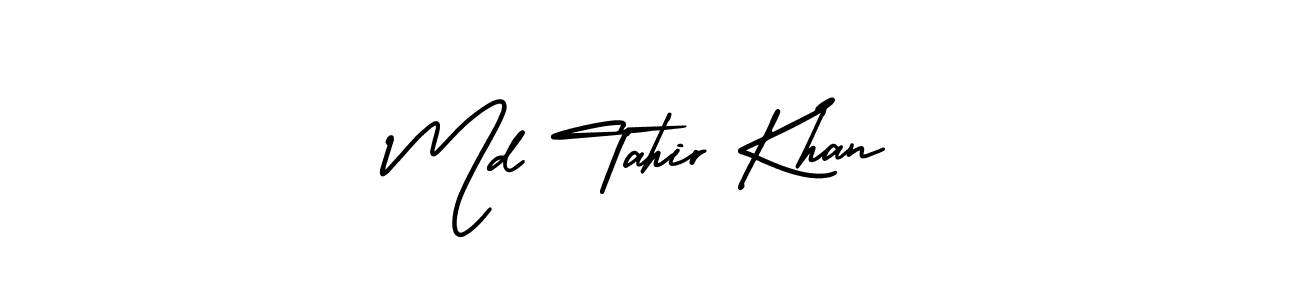 Make a beautiful signature design for name Md Tahir Khan. Use this online signature maker to create a handwritten signature for free. Md Tahir Khan signature style 3 images and pictures png