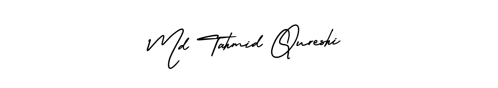 It looks lik you need a new signature style for name Md Tahmid Qureshi. Design unique handwritten (AmerikaSignatureDemo-Regular) signature with our free signature maker in just a few clicks. Md Tahmid Qureshi signature style 3 images and pictures png