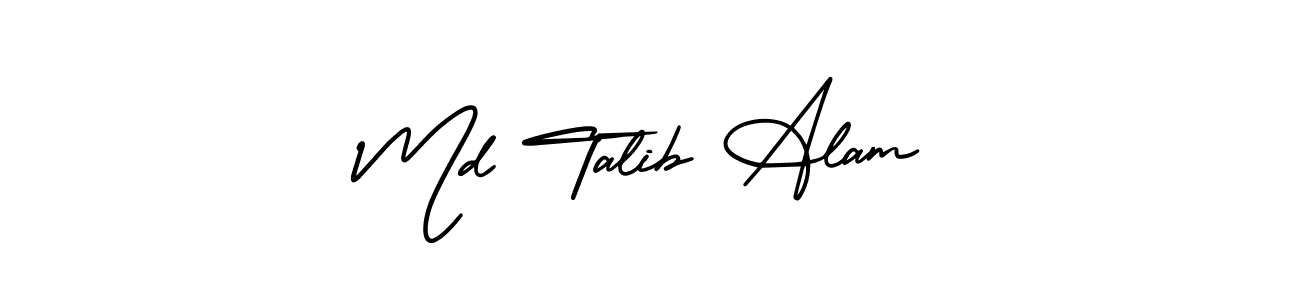 It looks lik you need a new signature style for name Md Talib Alam. Design unique handwritten (AmerikaSignatureDemo-Regular) signature with our free signature maker in just a few clicks. Md Talib Alam signature style 3 images and pictures png