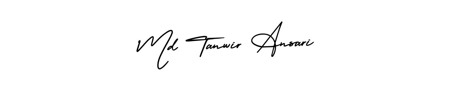 if you are searching for the best signature style for your name Md Tanwir Ansari. so please give up your signature search. here we have designed multiple signature styles  using AmerikaSignatureDemo-Regular. Md Tanwir Ansari signature style 3 images and pictures png