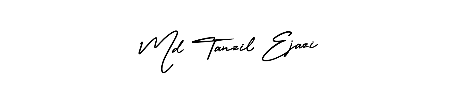 Md Tanzil Ejazi stylish signature style. Best Handwritten Sign (AmerikaSignatureDemo-Regular) for my name. Handwritten Signature Collection Ideas for my name Md Tanzil Ejazi. Md Tanzil Ejazi signature style 3 images and pictures png