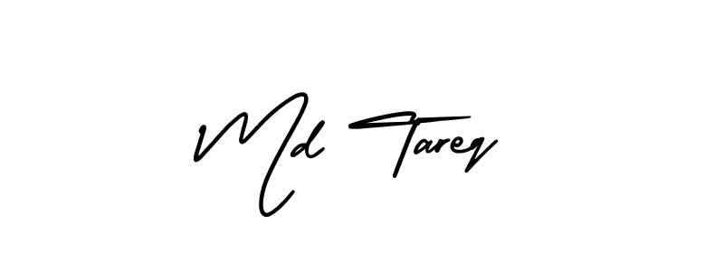 This is the best signature style for the Md Tareq name. Also you like these signature font (AmerikaSignatureDemo-Regular). Mix name signature. Md Tareq signature style 3 images and pictures png
