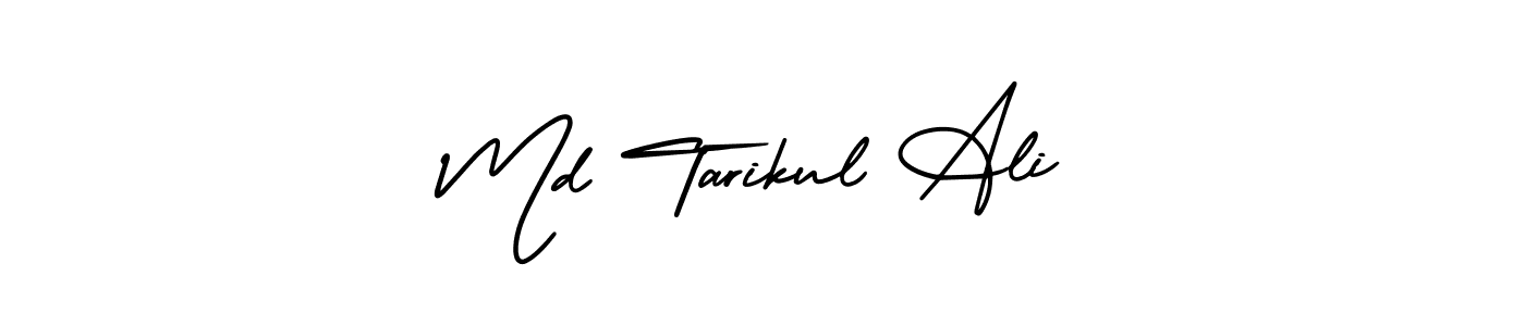 It looks lik you need a new signature style for name Md Tarikul Ali. Design unique handwritten (AmerikaSignatureDemo-Regular) signature with our free signature maker in just a few clicks. Md Tarikul Ali signature style 3 images and pictures png
