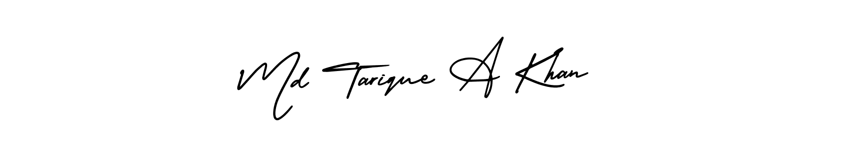 Check out images of Autograph of Md Tarique A Khan name. Actor Md Tarique A Khan Signature Style. AmerikaSignatureDemo-Regular is a professional sign style online. Md Tarique A Khan signature style 3 images and pictures png