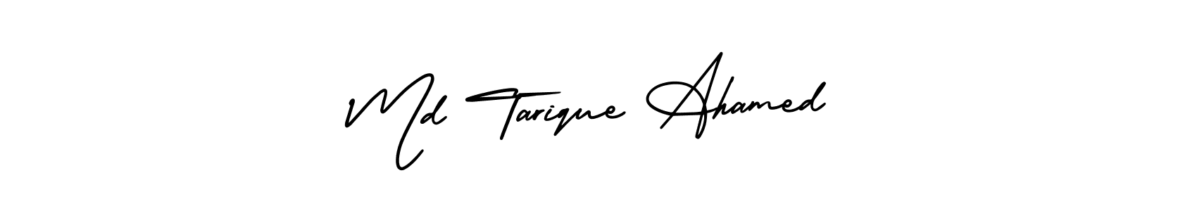 It looks lik you need a new signature style for name Md Tarique Ahamed. Design unique handwritten (AmerikaSignatureDemo-Regular) signature with our free signature maker in just a few clicks. Md Tarique Ahamed signature style 3 images and pictures png