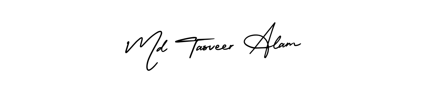 Also we have Md Tasveer Alam name is the best signature style. Create professional handwritten signature collection using AmerikaSignatureDemo-Regular autograph style. Md Tasveer Alam signature style 3 images and pictures png