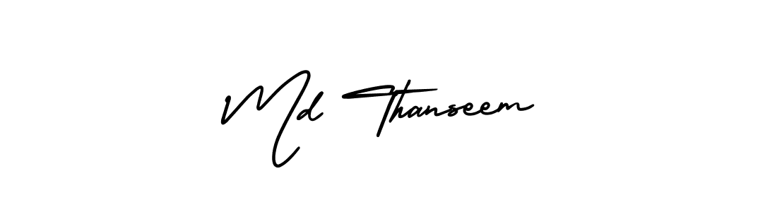 if you are searching for the best signature style for your name Md Thanseem. so please give up your signature search. here we have designed multiple signature styles  using AmerikaSignatureDemo-Regular. Md Thanseem signature style 3 images and pictures png