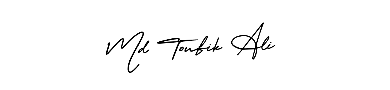Check out images of Autograph of Md Toufik Ali name. Actor Md Toufik Ali Signature Style. AmerikaSignatureDemo-Regular is a professional sign style online. Md Toufik Ali signature style 3 images and pictures png
