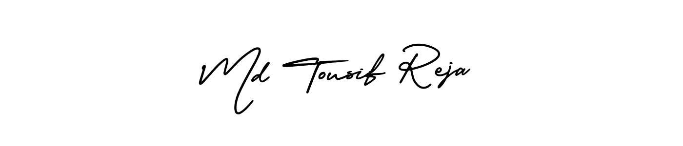 Also we have Md Tousif Reja name is the best signature style. Create professional handwritten signature collection using AmerikaSignatureDemo-Regular autograph style. Md Tousif Reja signature style 3 images and pictures png