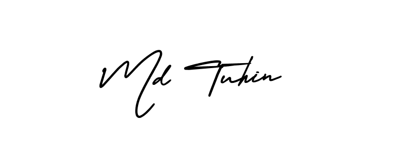 See photos of Md Tuhin official signature by Spectra . Check more albums & portfolios. Read reviews & check more about AmerikaSignatureDemo-Regular font. Md Tuhin signature style 3 images and pictures png