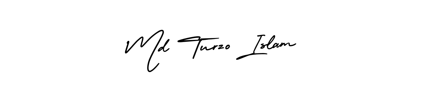 Also You can easily find your signature by using the search form. We will create Md Turzo Islam name handwritten signature images for you free of cost using AmerikaSignatureDemo-Regular sign style. Md Turzo Islam signature style 3 images and pictures png