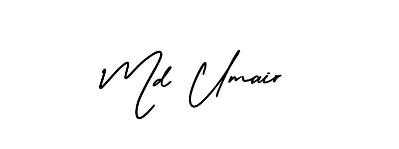 AmerikaSignatureDemo-Regular is a professional signature style that is perfect for those who want to add a touch of class to their signature. It is also a great choice for those who want to make their signature more unique. Get Md Umair name to fancy signature for free. Md Umair signature style 3 images and pictures png