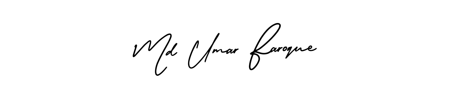 Check out images of Autograph of Md Umar Faroque name. Actor Md Umar Faroque Signature Style. AmerikaSignatureDemo-Regular is a professional sign style online. Md Umar Faroque signature style 3 images and pictures png