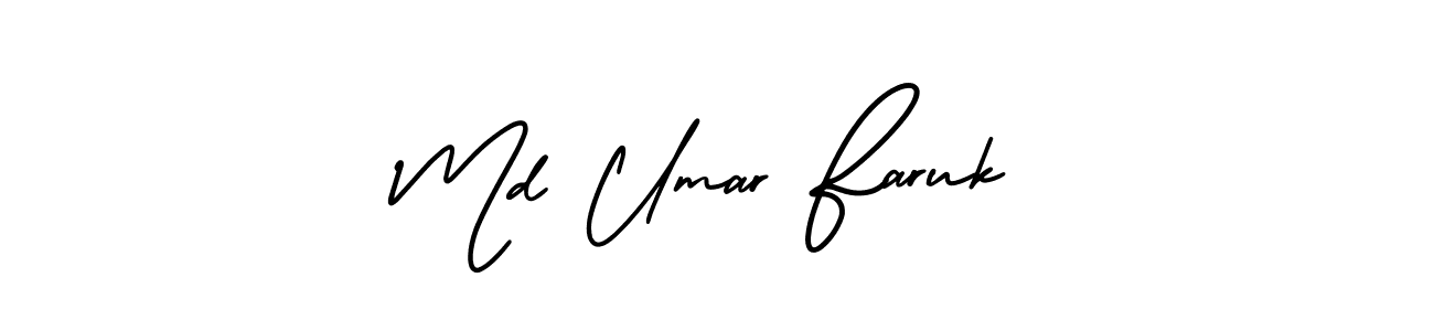 Similarly AmerikaSignatureDemo-Regular is the best handwritten signature design. Signature creator online .You can use it as an online autograph creator for name Md Umar Faruk. Md Umar Faruk signature style 3 images and pictures png