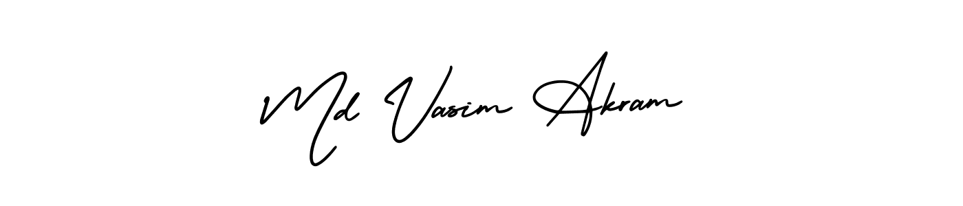 Check out images of Autograph of Md Vasim Akram name. Actor Md Vasim Akram Signature Style. AmerikaSignatureDemo-Regular is a professional sign style online. Md Vasim Akram signature style 3 images and pictures png